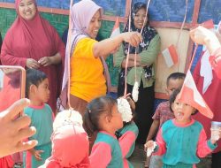 Semarak HUT ke-78 RI, TK Sitti Aminah Gelar Lomba Yang berlangsung Seru 