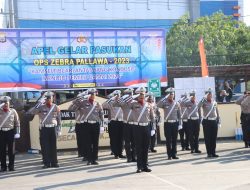 Wakapolres Takalar Pimpin Apel Gelar Pasukan Operasi Zebra Pallawa 2023