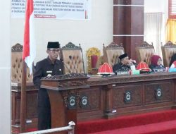 Pj. Bupati Beri Jawaban terhadap Pemandangan Umum Fraksi Pada Ranperda Kab.Takalar 