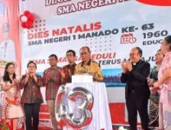 HUT SMA Negeri 1 Manado Gelar Berbagai Giat dan donor darah