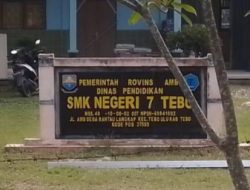 Diduga Kepsek SMK N 7 Tebo Manfaat kan Uang Pelaku Pencuri Aset Sekolah