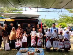 Peringati 33 Tahun Pengabdian AKABRI Angkatan 1990 Kapolres Bangka Barat Gelar Bakti Sosial