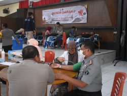 Sambut HUT Humas Ke 72, Polres Bulukumba Gelar Baksos Donor Darah