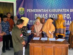 Jaga Netralitas Pemilu 2024, ASN dan PPPK Dinas Kominfo Buol Ucapkan Ikrar Netralitas