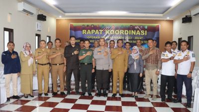 Jelang Pemilu 2024, Polres Takalar Gelar Rapat Koordinasi Operasi Mantap Brata 2023-2024