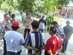 Dalam Rangka Cooling System Pemilu 2024, Kapolsek Pattallassang Sambangi Warga Pallantikang