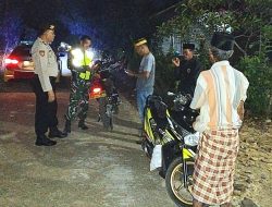 Operasi Cipta Kondisi Polsek Polsel dalam Rangka Harkamtibmas Jelang Pemilu 2024