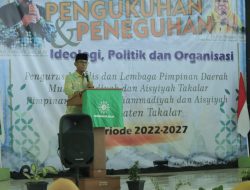 Pj. Bupati Takalar Hadiri Pengukuhan Pimpinan Cab. Muhammadiyah dan Aisyiyah Tingkat Kab. Takalar Periode 2022-2027