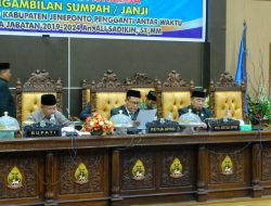 Bupati Jeneponto Hadiri Rapat Paripurna Tingkat II Ranperda 