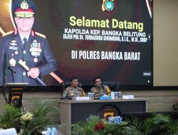 Kapolda Babel Motto Polres Bangka Barat Bekerja dengan “Cinta” Berikan Pelayanan Terbaik