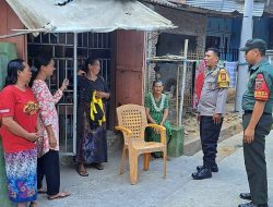 Sinergitas TNI-Polri Sambangi Masyarakat, Imbau Jaga Kamtibmas Jelang Pemilu 2024