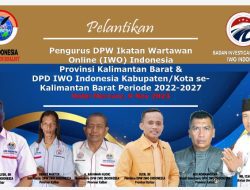 09 November Pengurus IWO se-Kalbar Akan di Lantik