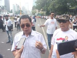 Aliansi Penegak Konstitusi Gelar Aksi Unras di Depan Gedung Mahkamah Konstitusi 