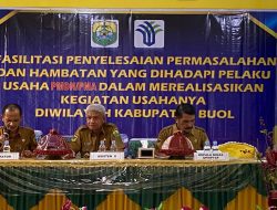 DPMPTSP Kabupaten Buol Menyelenggarakan Pendampingan Penyelesaian Permasalahan Pelaku Usaha