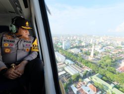 Kapolda Sulsel Pantau Pengamanan Giat Jalan Santai Cawapres Gibran Lewat Udara