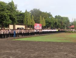 Kapolda Sulsel Pimpin Apel Pagi, Ingatkan Kesiap Siagaan Anggota Polri Dimasa Kampanye