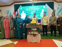 Pj. Bupati Takalar Bersama Ketua TP PKK Hadiri Peringatan Hari Kesatuan Gerak PKK KE 51