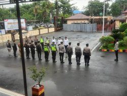 Serah Terima Piket Penjagaan & Piket Fungsi Polres Takalar