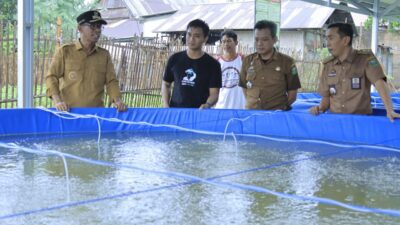 Pj. Bupati Takalar Meninjau Langsung Kegiatan Budidaya Air Tawar