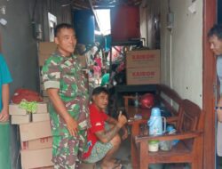 Ingin Lebih Dekat & Akrab Dengan Warga, Sertu Suwarno Blusukan Ke Rumah-Rumah