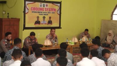 Giat Cooling System Satuan Binmas Polres Takalar di Madrasah Aliyah Mannongkoki
