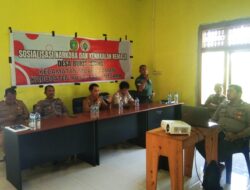 Babinsa Bukit Jering Kodam VI/Mulawarman Tekankan Resiko Penyalahgunaan Narkoba Dilingkungan Remaja