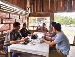 Jelang pemilu Kapolsek Siak Hulu dan seluruh personilnya kontiniyu melaksanakan Giat Cooling System