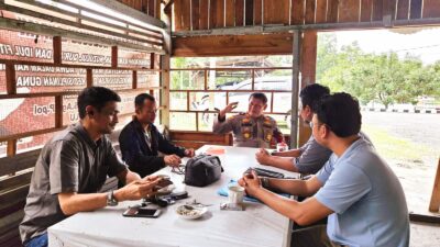 Jelang pemilu Kapolsek Siak Hulu dan seluruh personilnya kontiniyu melaksanakan Giat Cooling System