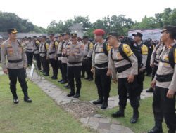 Polresta Tangerang Gelar Apel Pergeseran Pasukan PAM TPS Pemilu 2024