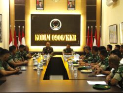 Tim Verifikasi Korem 091/Asn Sambangi Kodim 0906/Kkr