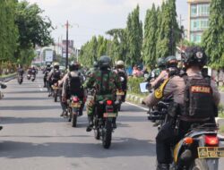 Gelar Patroli Gabungan Kodim 0726/Sukoharjo dan Polres Sukoharjo, Jaga Kondusifitas wilayah