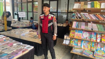 Polres Banjarnegara Lakukan Pengamanan Bazar Buku Rangkaian Hari Jadi Banjarnegara Ke-453