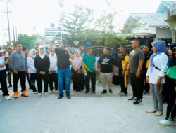 Perkuat Silaturahmi, Pj. Nizhamul Jalan Santai Bersama Masyarakat 