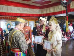 Dansat Brimob Polda Susah sah Memiliki Gelar Adat Kerajaan Gowa.