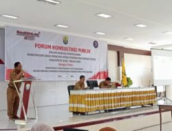 Pj. Sekda Buol Buka Forum Konsultasi Publik Penyusunan RKPD Tahun 2025