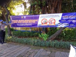 Satlantas Jakarta Barat Gencar Lakukan Edukasi Keselamatan Jelang Idul Fitri 1445 H