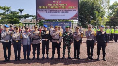 Polres Simalungun Gelar Pasukan Operasi Ketupat Toba 2024 untuk Amankan Idul Fitri