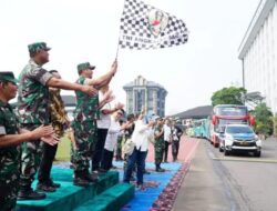 Kasad Berangkatkan Ribuan Peserta Mudik Bersama Keluarga Besar Mabesad 2024