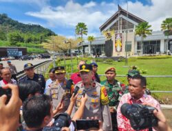 Satgas Pamtas RI-Malaysia Yonarmed 16/TK Terima Kunjungan Kerja Wakapolda Kalimantan Barat