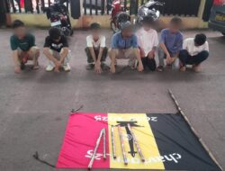 Petugas Pos Pam Polsek Metro Tamansari Amankan 9 Remaja Saat Konvoi Buka/Takjil On The Road