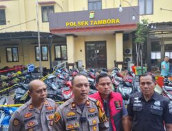 Polsek Tambora Ungkap Kasus Curanmor, Puluhan Sepeda Motor Diamankan