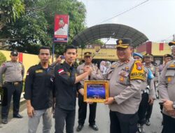 DPC 234 SC bersama Komunitas RNR Kota Binjai, Memberikan Apresiasi Serta Mendukung Kinerja Kapolres Binjai