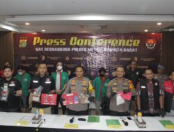 Ungkap 5,1 kg Sabu, Polres Metro Jakbar Amankan 5 orang, Salah Satunya Public Figur