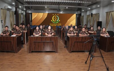Asisten Pembinaan Kejati Sumut Beserta Jajaran Kembali Ikuti Halo RB, Berfokus Pada 3 Indeks
