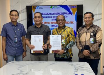 Penandatanganan MOU Antara BRI BO Cabang Medan Iskandar Muda dan BPJSTK Cabang Kota Medan