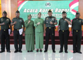 Pimpin Koprs Raport, Dandim Lepas Empat Prajurit Kodim 0906/Kutai Kartanegara