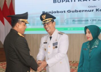 Irdam XII/Tpr Hadiri Pelantikan Penjabat Bupati Kayong Utara