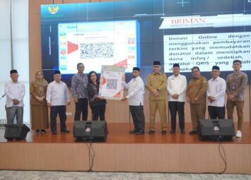 BRI Medan Thamrin dan BAZNAS Sumut Meluncurkan Program BRIMAN: Berinfak Zaman Now