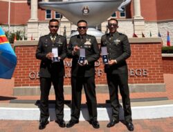 Tiga Perwira TNI AD Raih Prestasi di US Army Command and General Staff College