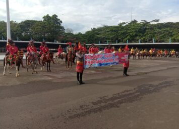 Polres Maros Turunkan Pasukan Kuda, Hari Hut Bhayangkara ke- 78